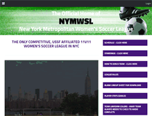 Tablet Screenshot of nywomensoccer.org